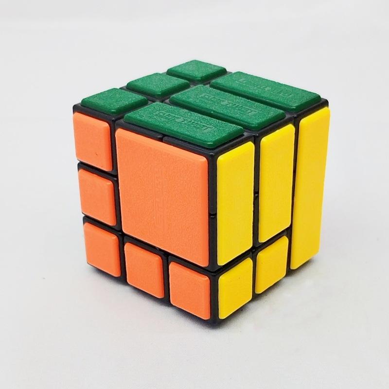 (image for) CubeTwist Bandaged 3x3 Cube No.25, Hole‑Pin Insert Version Rotation‑Limited Puzzle