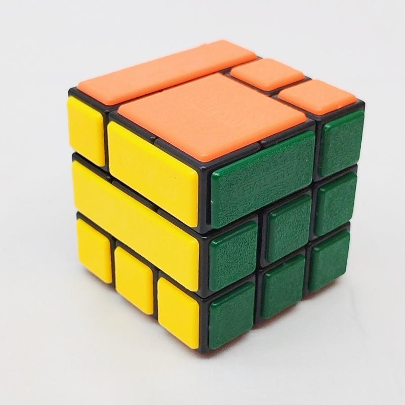 (image for) CubeTwist Bandaged 3x3 Cube No.26, Hole‑Pin Insert Version Rotation‑Limited Puzzle