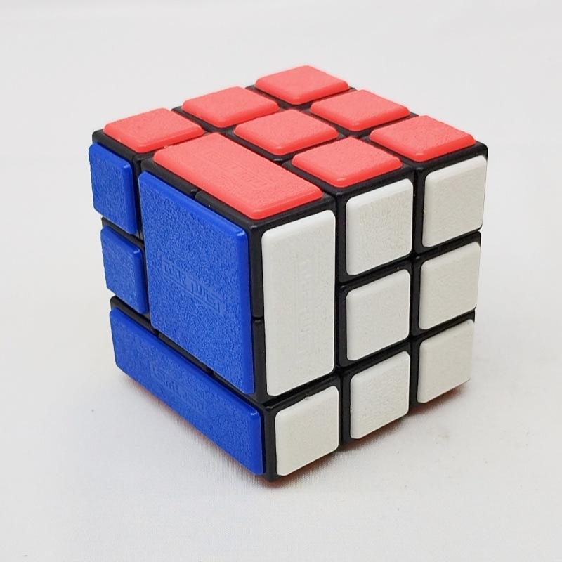 (image for) CubeTwist Bandaged 3x3 Cube No.26, Hole‑Pin Insert Version Rotation‑Limited Puzzle