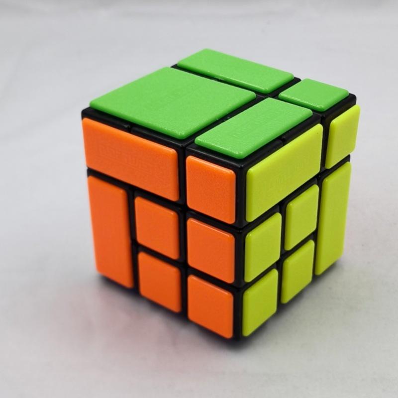 (image for) CubeTwist Pocket‑2 Pin‑Insert Bandaged 3x3 Rotation‑Limited Puzzle Cube