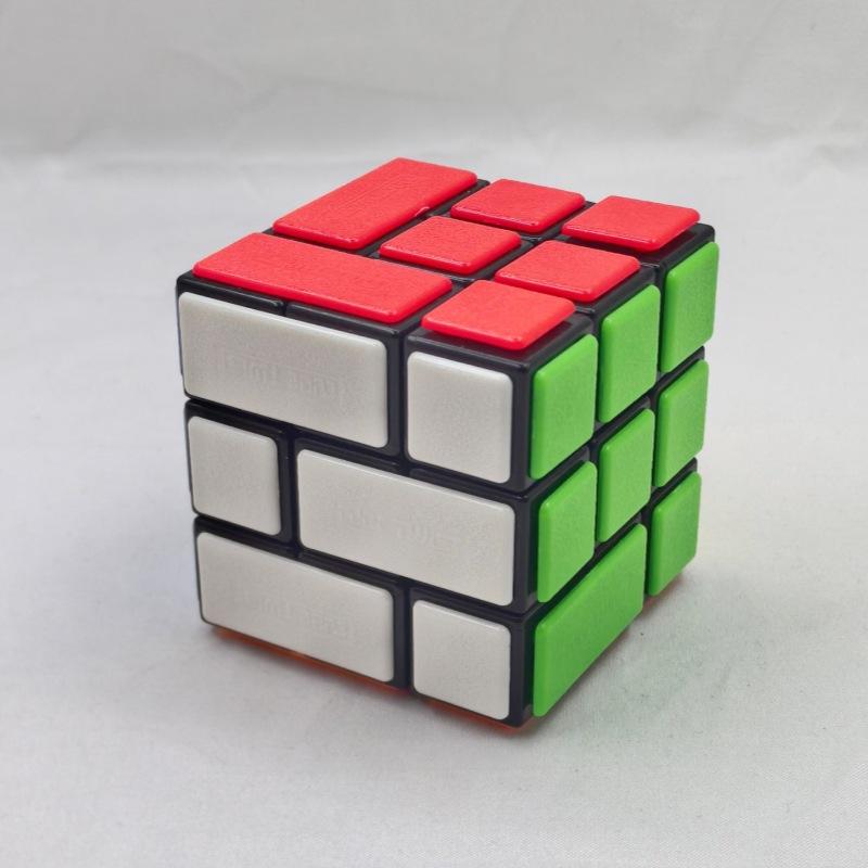 (image for) CubeTwist Spiral‑3 Pin‑Insert Bandaged 3x3 Rotation‑Limited Puzzle Cube