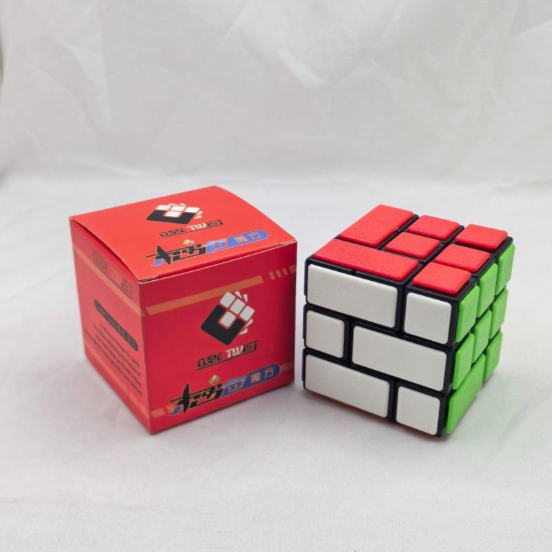 (image for) CubeTwist Spiral‑3 Pin‑Insert Bandaged 3x3 Rotation‑Limited Puzzle Cube
