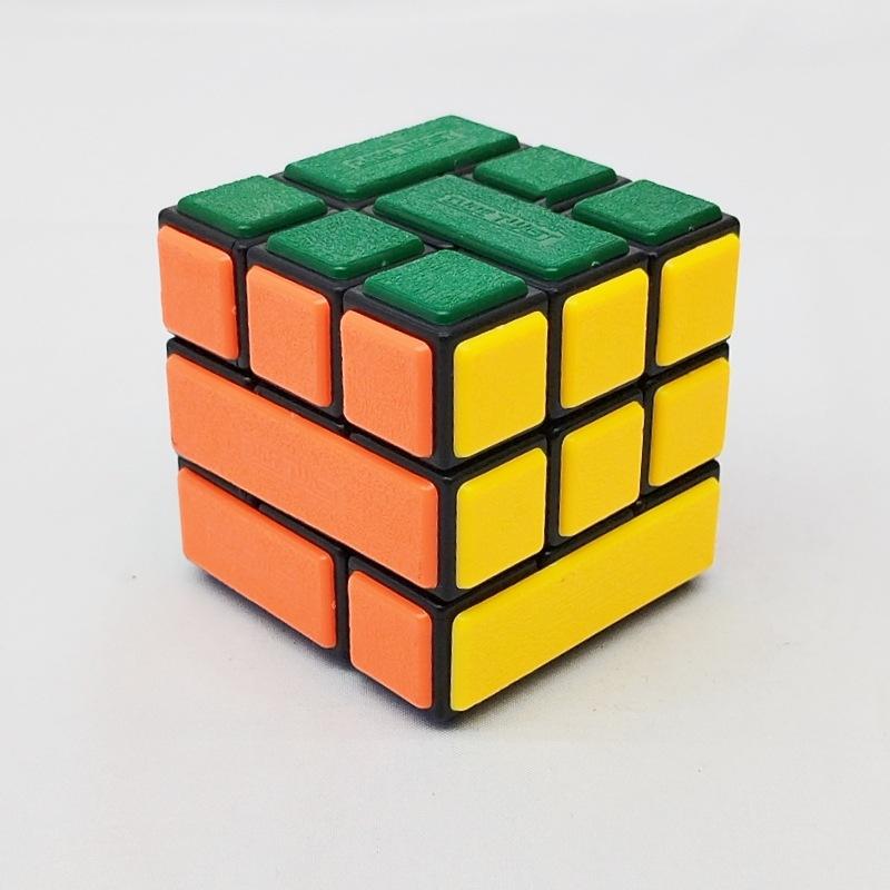 (image for) CubeTwist No.30 Bandaged Cube Pin‑Insert 3x3 Rotation‑Limited Challenge Magic Cube