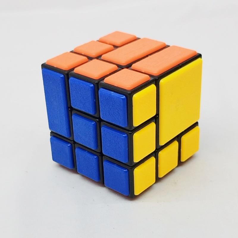 CubeTwist Bandaged 3x3 Cube No.31, Hole‑Pin Insert Version Rotation‑Limited Puzzle