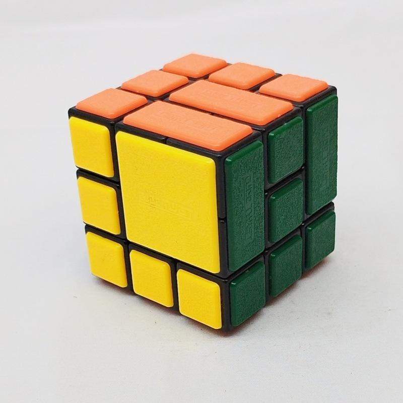 (image for) CubeTwist Bandaged 3x3 Cube No.31, Hole‑Pin Insert Version Rotation‑Limited Puzzle