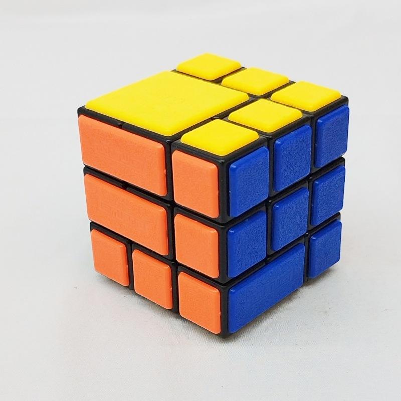 (image for) CubeTwist Bandaged 3x3 Cube No.31, Hole‑Pin Insert Version Rotation‑Limited Puzzle