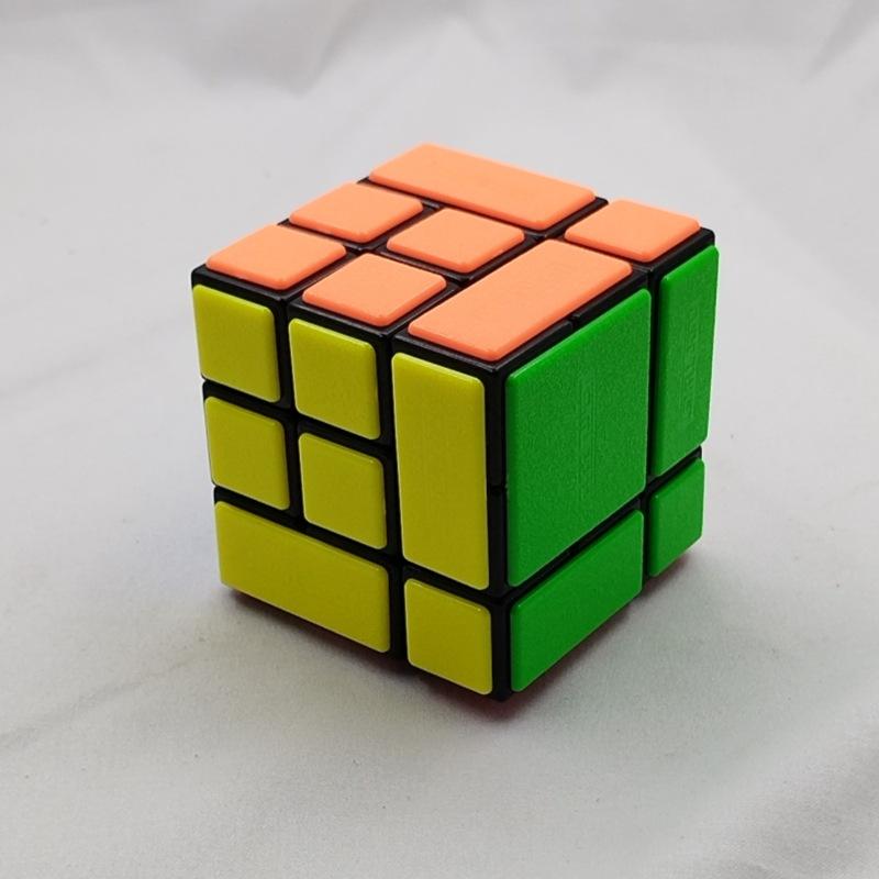 (image for) CubeTwist Pocket Bandaged 3x3 Pin‑Insert Rotation‑Limited Puzzle Cube