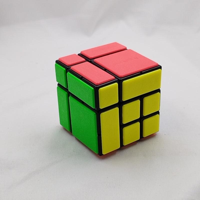 (image for) CubeTwist Pocket Bandaged 3x3 Pin‑Insert Rotation‑Limited Puzzle Cube
