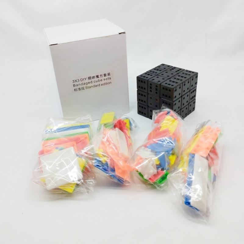 (image for) CubeTwist Bandaged 3x3 Cube DIY Kit, Custom Bandaged Twist Puzzle Cube