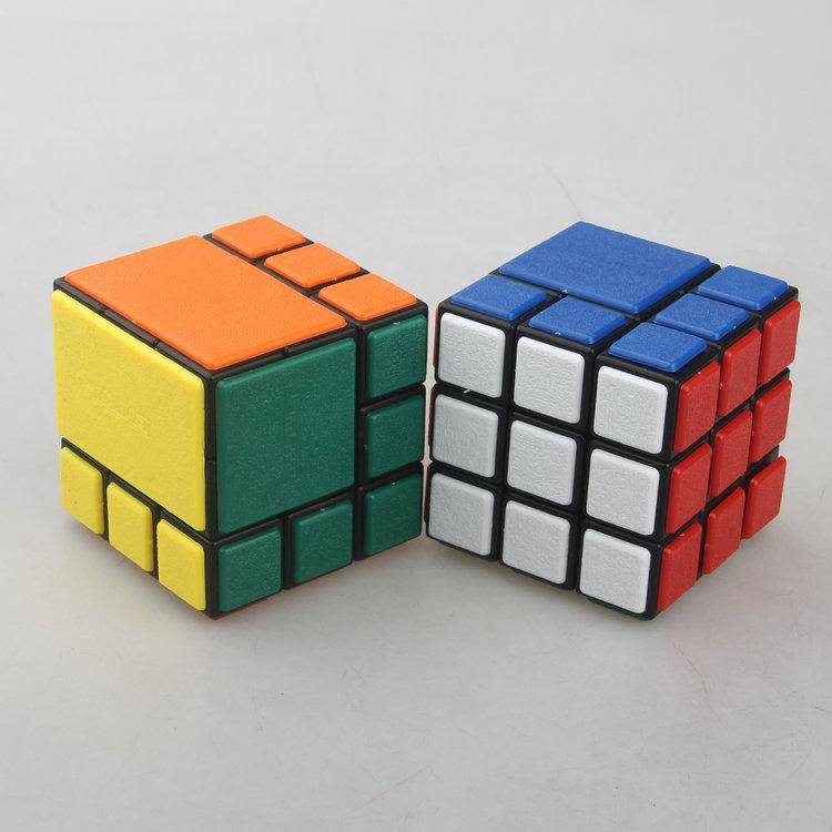 (image for) CubeTwist Big‑Block Bandaged 3x3 Cube, Pin‑Insert Version Restricted Rotation Twist Puzzle