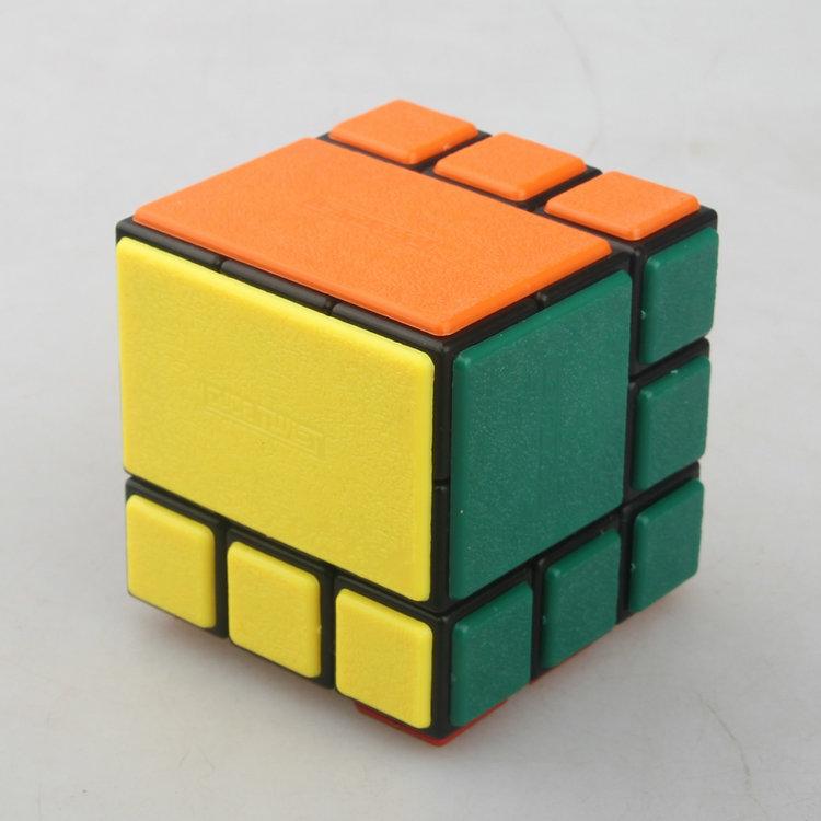(image for) CubeTwist Big‑Block Bandaged 3x3 Cube, Pin‑Insert Version Restricted Rotation Twist Puzzle