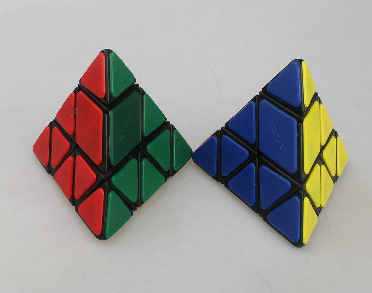 (image for) Cubetwist Bandaged Pyraminx Limited‑Rotation Tetrahedron Twisty Puzzle Bandaged Cube