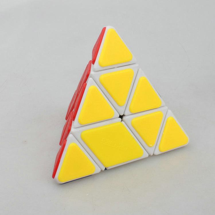 (image for) Cubetwist Bandaged Pyraminx Limited‑Rotation Tetrahedron Twisty Puzzle Bandaged Cube
