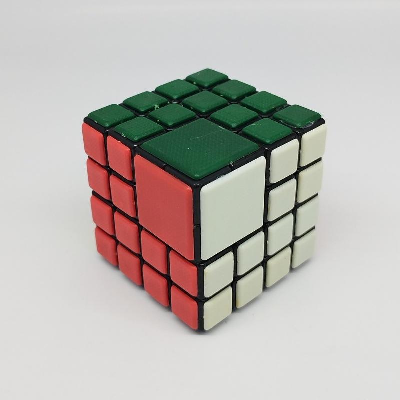 (image for) CubeTwist 4x4 AI Bandaged Cube Unicorn Rotation‑Limited Puzzle Magic Cube