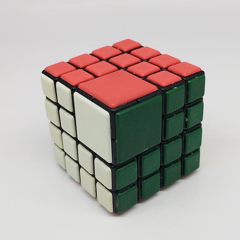 (image for) CubeTwist 4x4 AI Bandaged Cube Unicorn Rotation‑Limited Puzzle Magic Cube