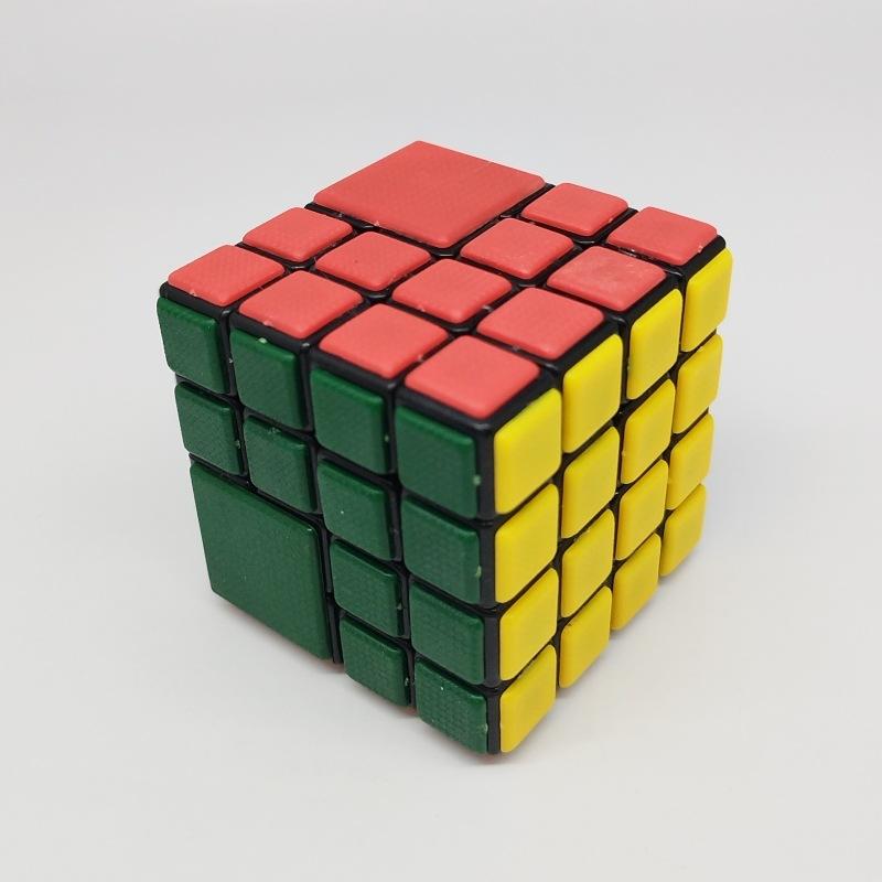 (image for) CubeTwist 4x4 AI Bandaged Cube Unicorn Rotation‑Limited Puzzle Magic Cube