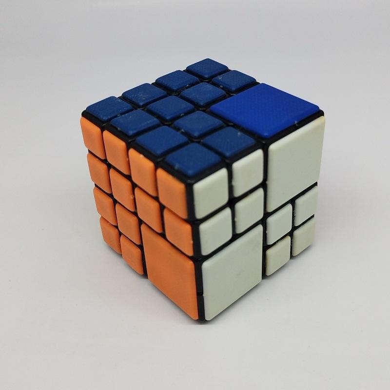 (image for) CubeTwist 4x4 AI Bandaged Cube Unicorn Rotation‑Limited Puzzle Magic Cube