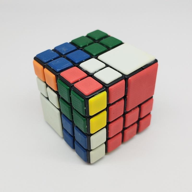 (image for) CubeTwist 4x4 AI Bandaged Cube Unicorn Rotation‑Limited Puzzle Magic Cube