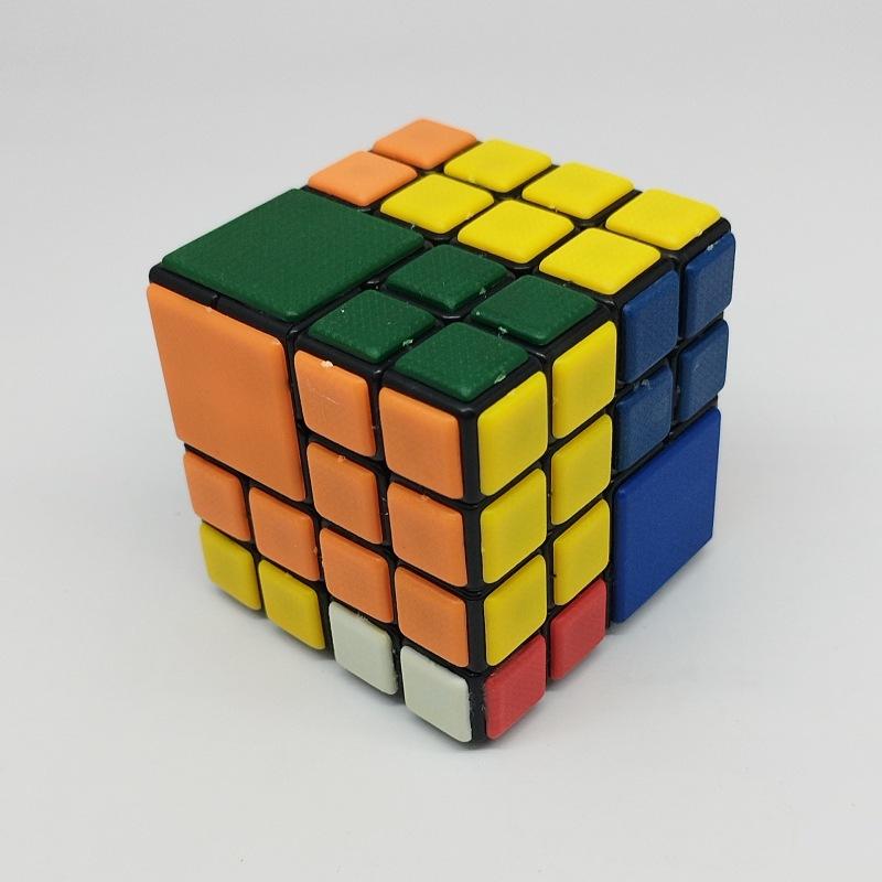 (image for) CubeTwist 4x4 AI Bandaged Cube Unicorn Rotation‑Limited Puzzle Magic Cube