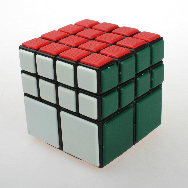 (image for) CubeTwist Challenge 4x4 Bandaged Cube Rotation‑Limited 4‑Order Puzzle Magic Cube