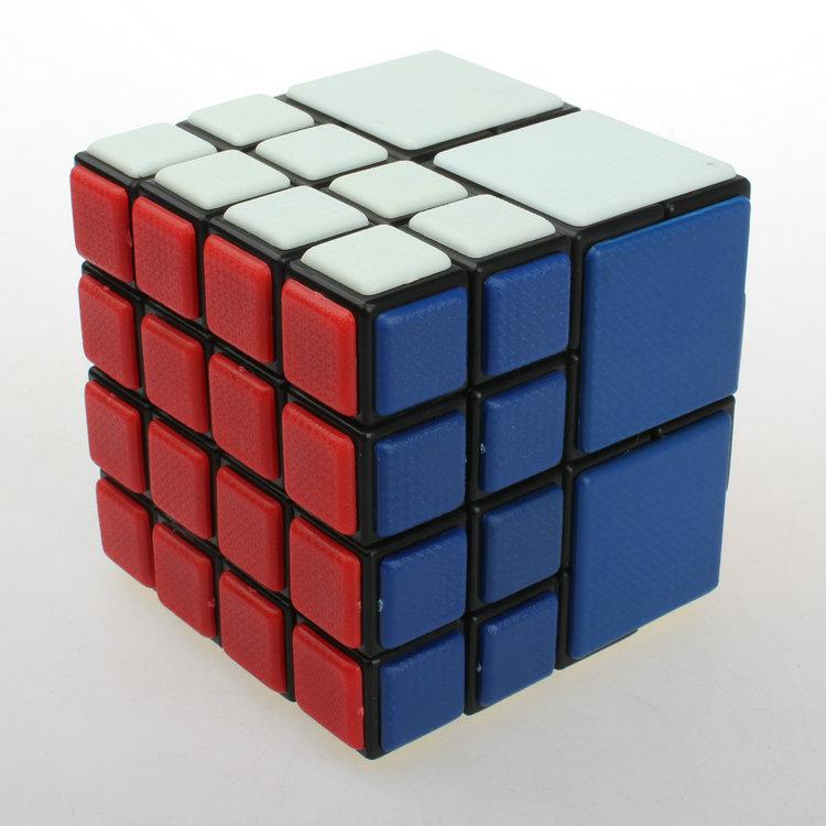 (image for) CubeTwist Challenge 4x4 Bandaged Cube Rotation‑Limited 4‑Order Puzzle Magic Cube