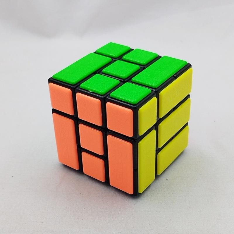 (image for) CubeTwist Brickwork Screw Bandaged Cube 3x3 Insert‑Type Rotation‑Limited Magic Cube