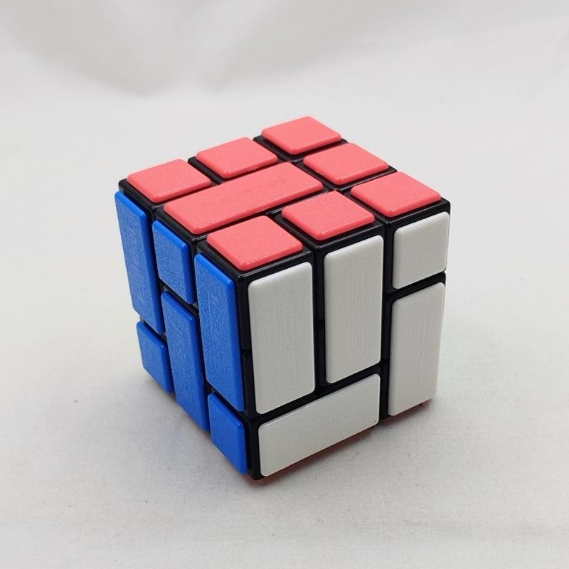 (image for) CubeTwist Brickwork Screw Bandaged Cube 3x3 Insert‑Type Rotation‑Limited Magic Cube