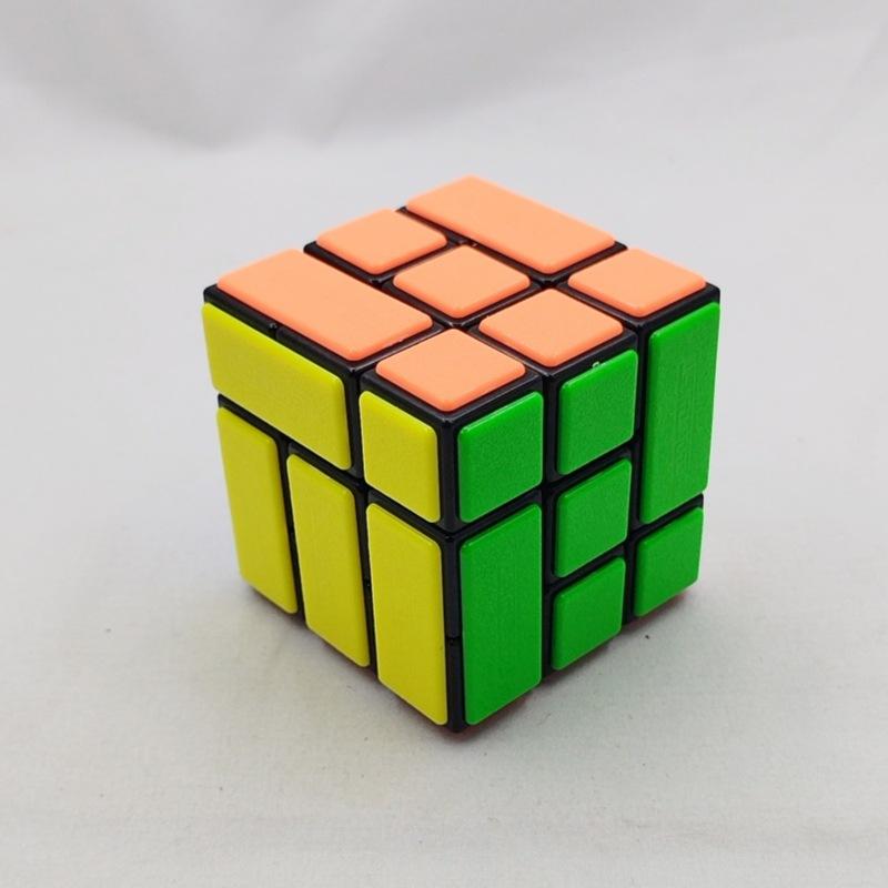 (image for) CubeTwist Brickwork Screw Bandaged Cube 3x3 Insert‑Type Rotation‑Limited Magic Cube