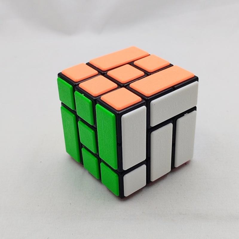 (image for) CubeTwist Brickwork Screw Bandaged Cube 3x3 Insert‑Type Rotation‑Limited Magic Cube