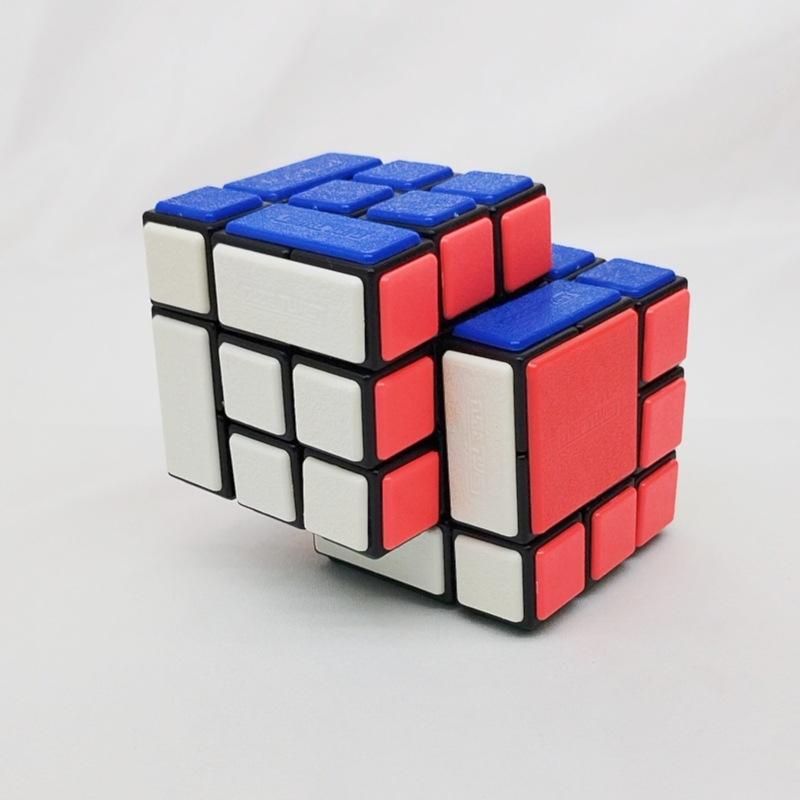 (image for) CubeTwist Siabry Cube, Bandaged & Siamese Combined Twisty Puzzle with Restricted Rotation