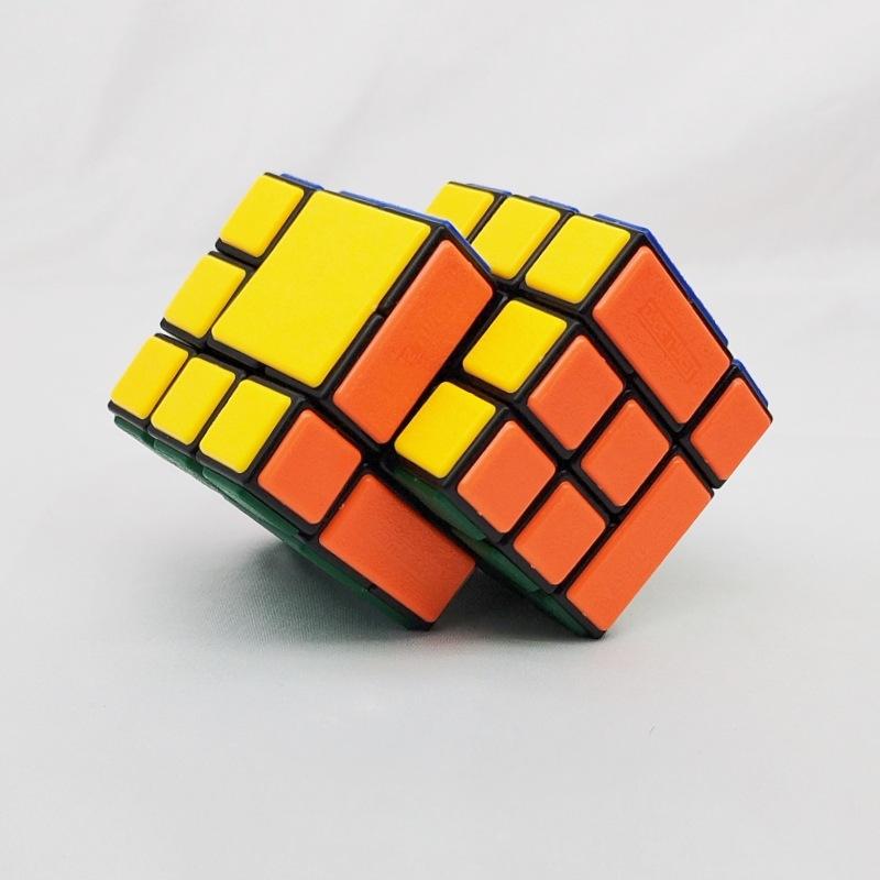 (image for) CubeTwist Siabry Cube, Bandaged & Siamese Combined Twisty Puzzle with Restricted Rotation