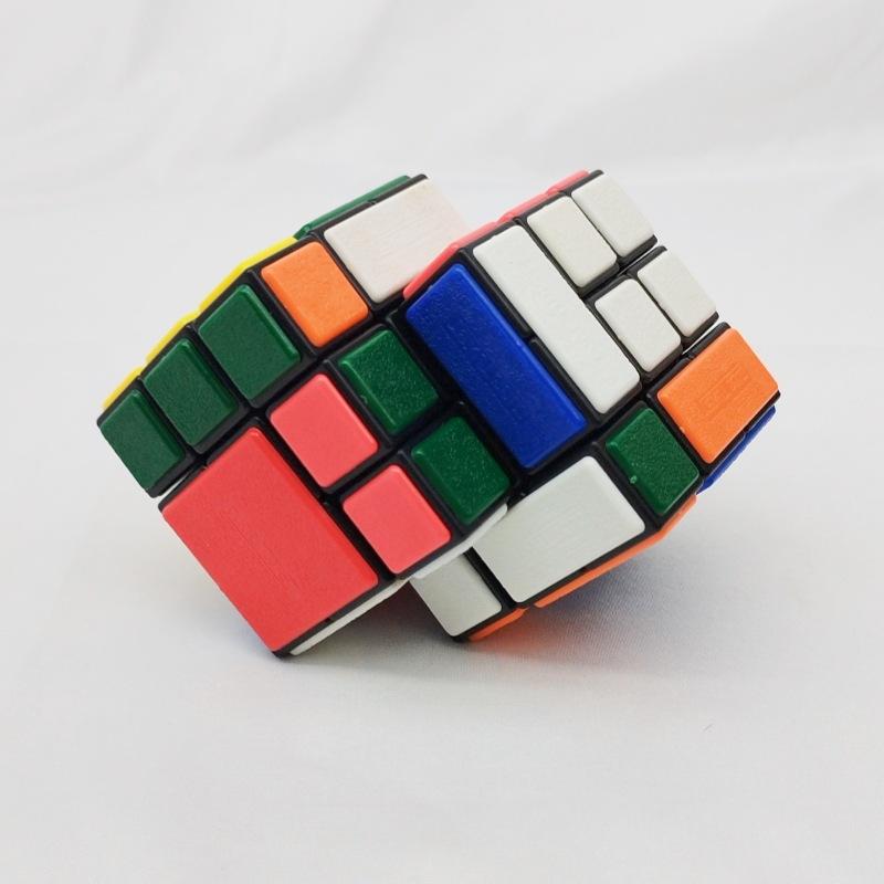 (image for) CubeTwist Siabry Cube, Bandaged & Siamese Combined Twisty Puzzle with Restricted Rotation