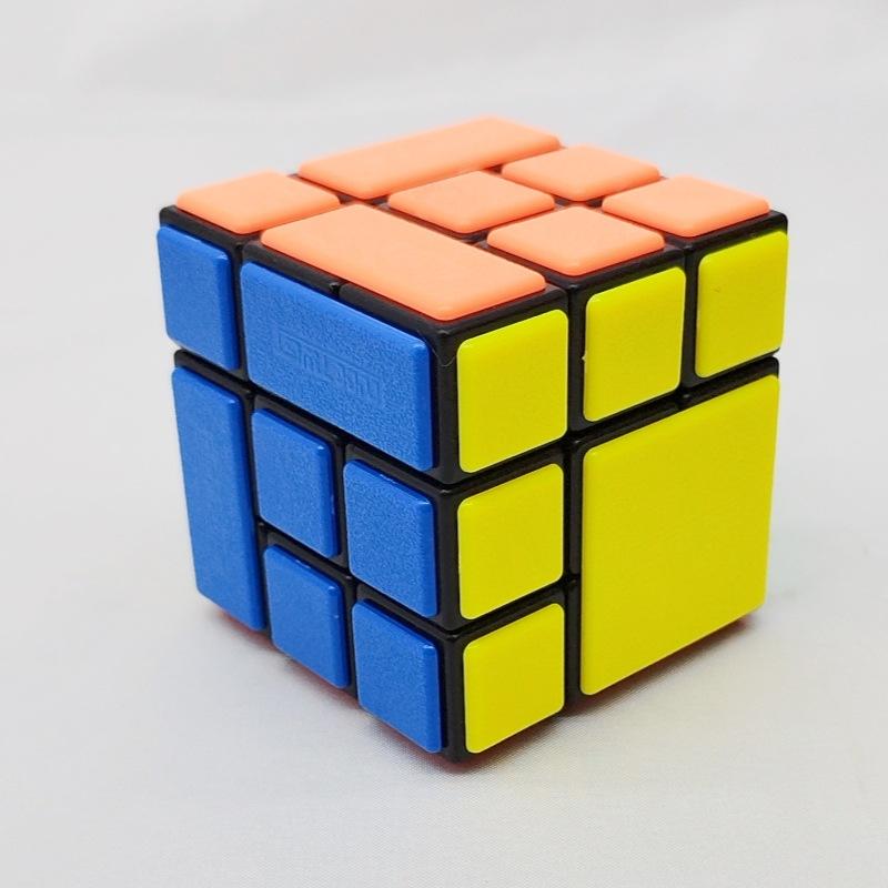 (image for) CubeTwist Fused 3 Bandaged 3x3 Cube, Rotation‑Limited Puzzle