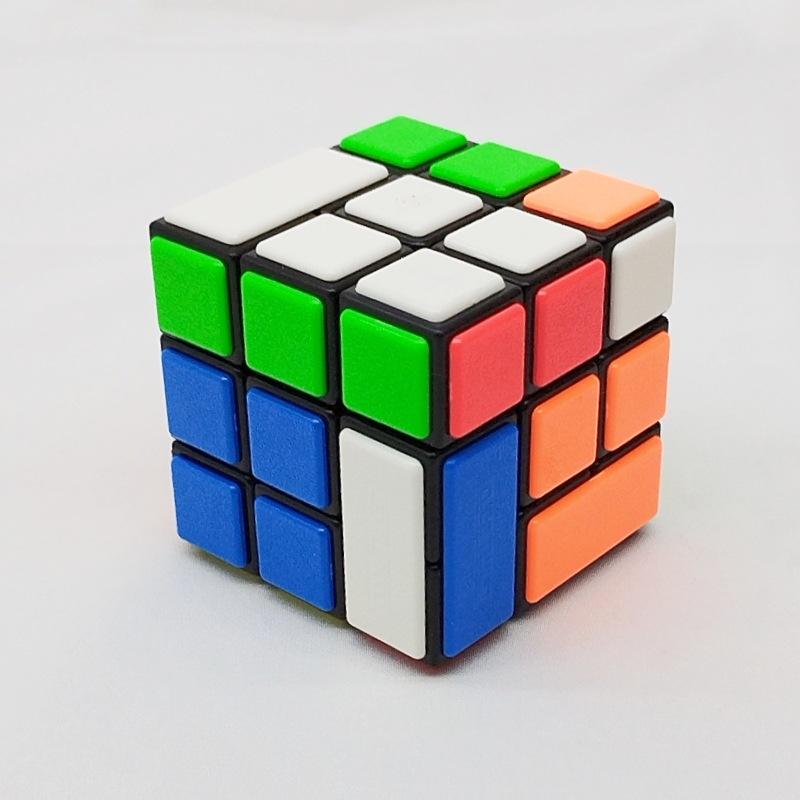 (image for) CubeTwist Fused 3 Bandaged 3x3 Cube, Rotation‑Limited Puzzle