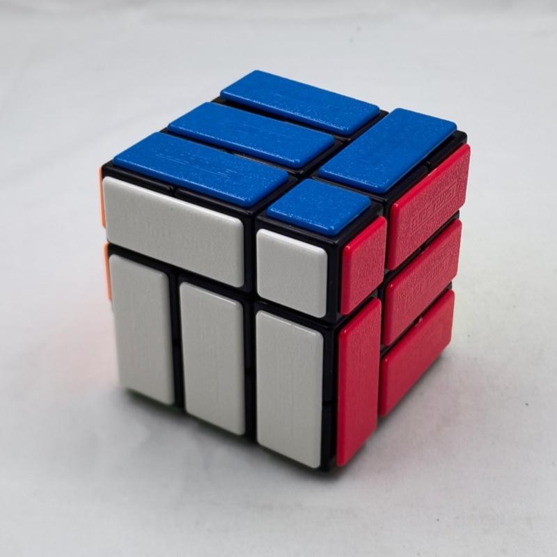 (image for) CubeTwist Bicube Fuse Pin‑Insert Bandaged 3x3 Rotation‑Limited Puzzle Cube