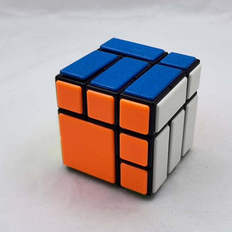 (image for) CubeTwist Bicube Fuse Pin‑Insert Bandaged 3x3 Rotation‑Limited Puzzle Cube