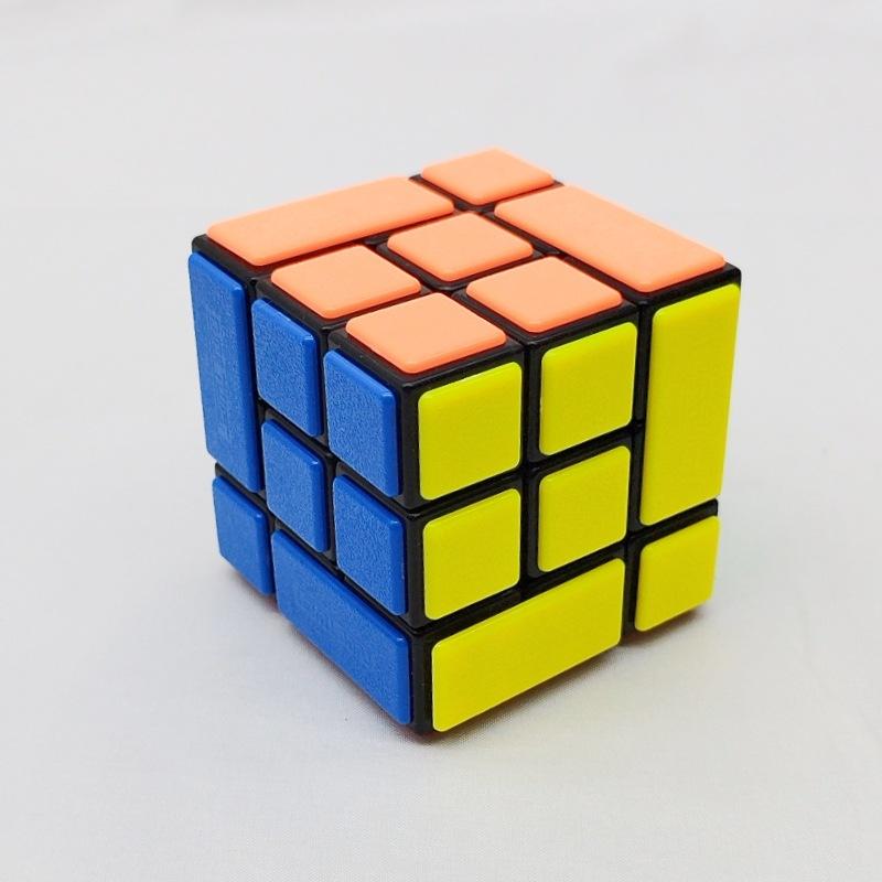 (image for) CubeTwist Pocket Bandaged Cube 3x3 Rotation‑Limited Magic Puzzle Cube