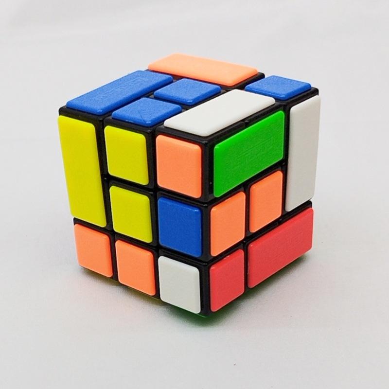 (image for) CubeTwist Pocket Bandaged Cube 3x3 Rotation‑Limited Magic Puzzle Cube