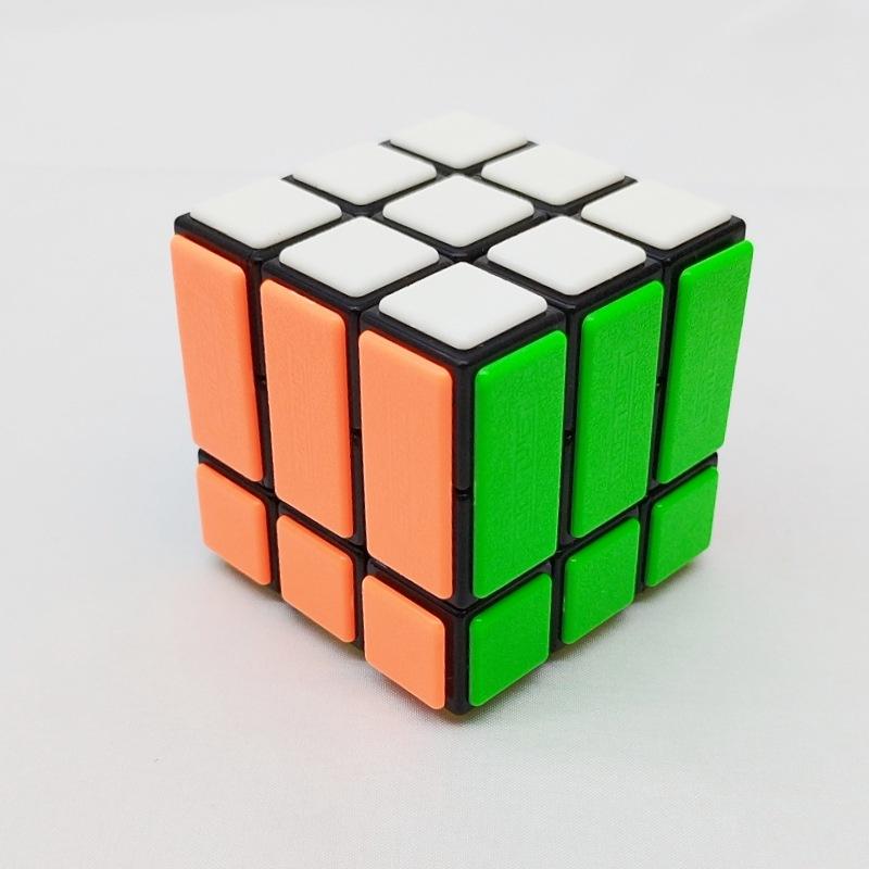 (image for) CubeTwist i‑Cube Bandaged 3x3 Cube, Pin‑Insert Version Rotation‑Limited Puzzle