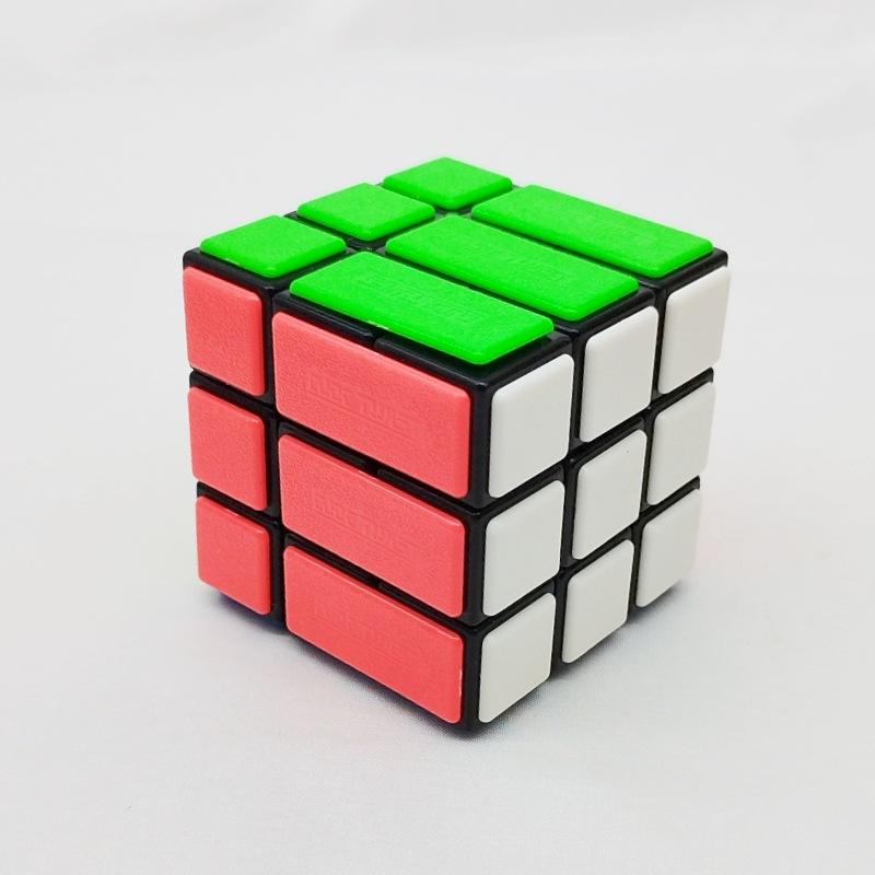 (image for) CubeTwist i‑Cube Bandaged 3x3 Cube, Pin‑Insert Version Rotation‑Limited Puzzle