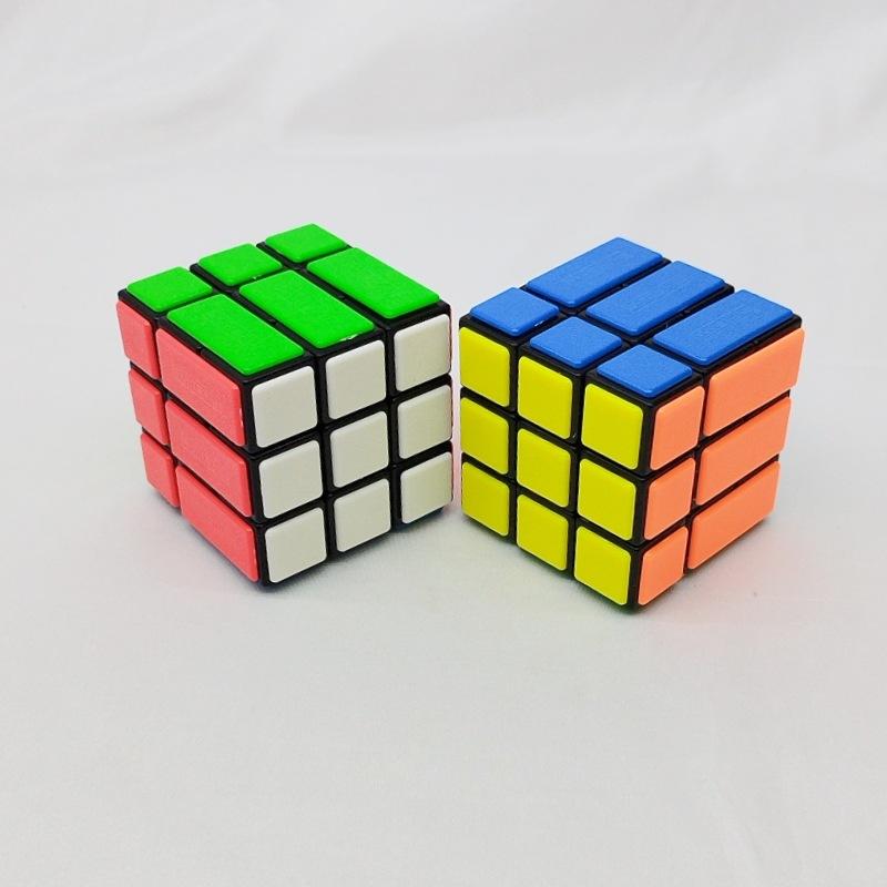 (image for) CubeTwist i‑Cube Bandaged 3x3 Cube, Pin‑Insert Version Rotation‑Limited Puzzle