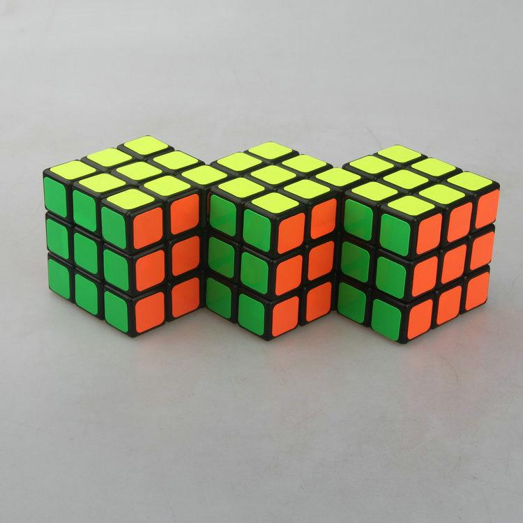 (image for) CubeTwist 3‑in‑1 Siamese 3x3 Cube, Triple Connected 3x3 Twisty Puzzle, Restricted Rotation Mod