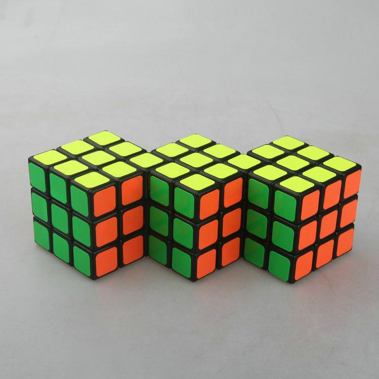 (image for) CubeTwist 3‑in‑1 Siamese 3x3 Cube, Triple Connected 3x3 Twisty Puzzle, Restricted Rotation Mod