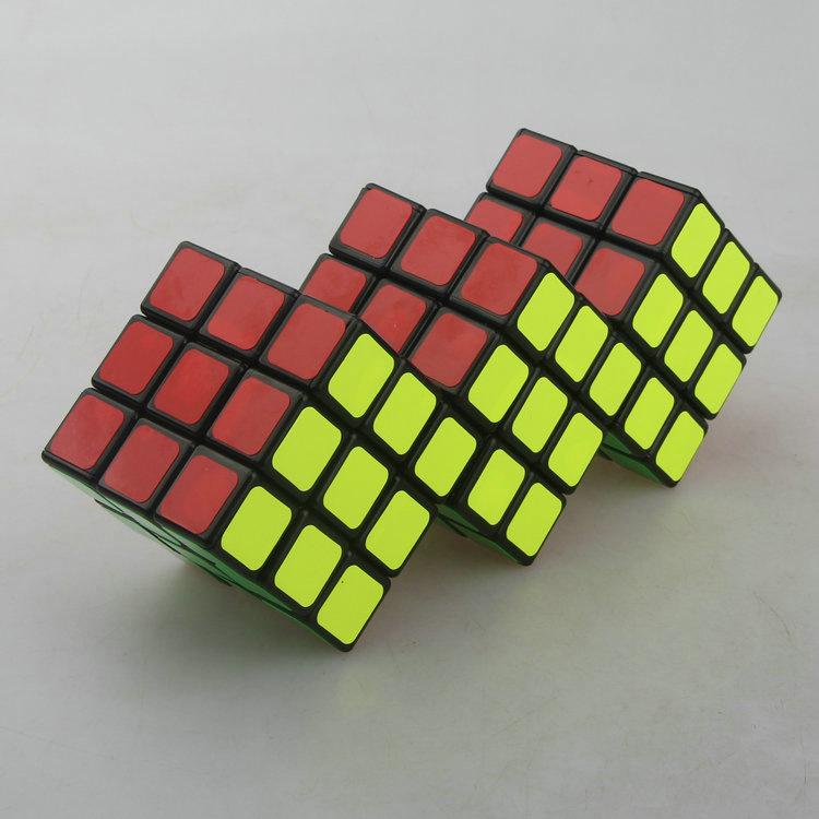 (image for) CubeTwist 3‑in‑1 Siamese 3x3 Cube, Triple Connected 3x3 Twisty Puzzle, Restricted Rotation Mod