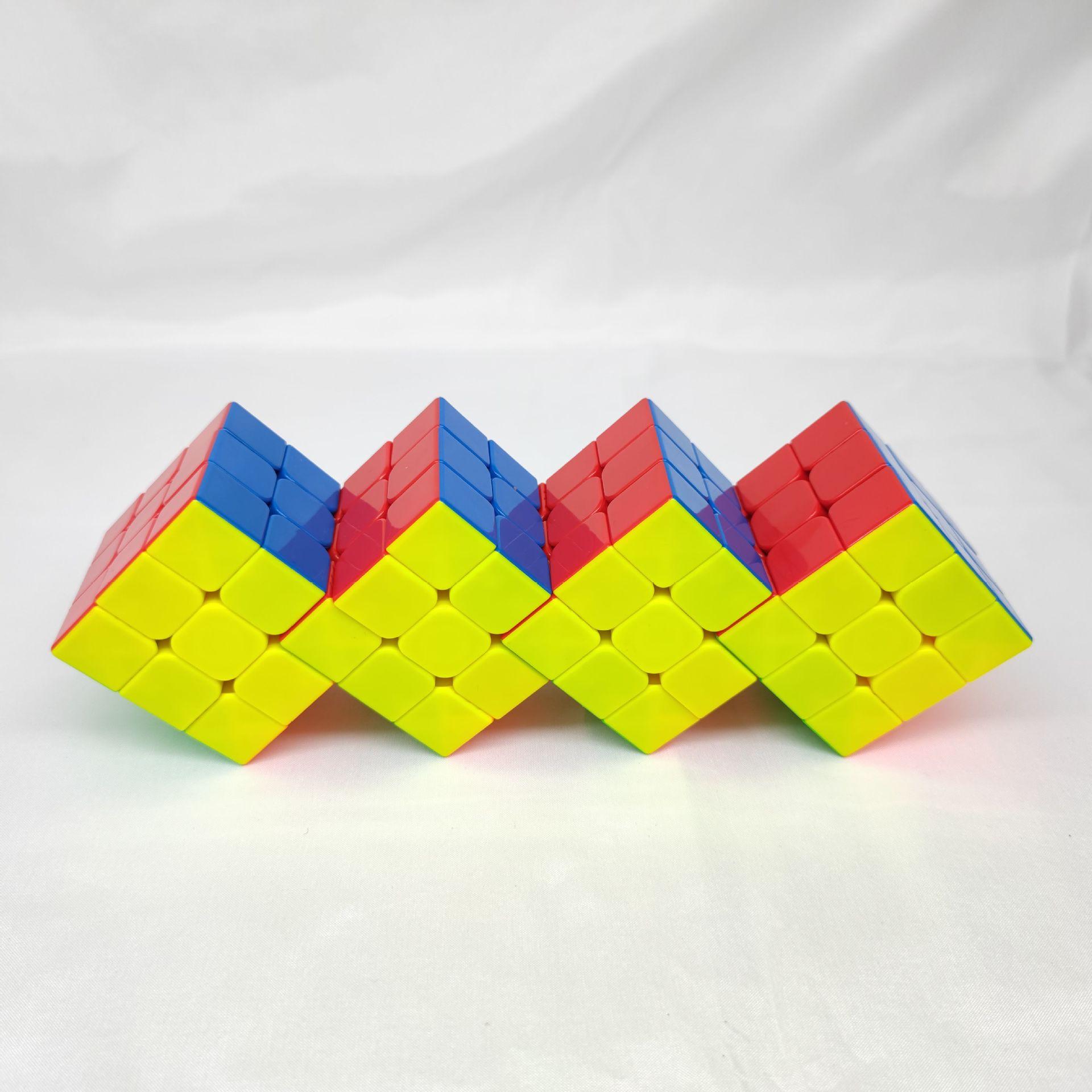 (image for) CubeTwist 2‑3 to 6‑3 Color Siamese Cube, Restricted‑Rotation Connected 3x3 Twisty Puzzle, Custom N‑3 Available