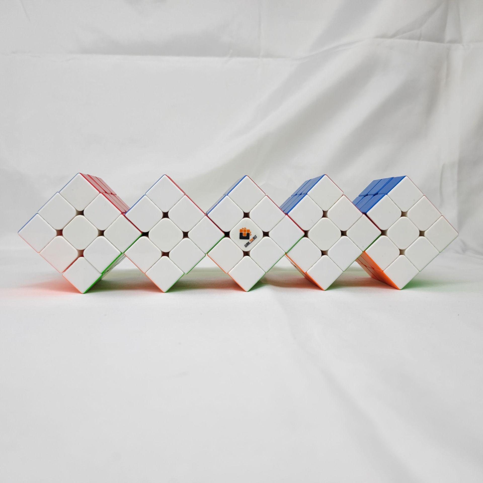 (image for) CubeTwist 2‑3 to 6‑3 Color Siamese Cube, Restricted‑Rotation Connected 3x3 Twisty Puzzle, Custom N‑3 Available