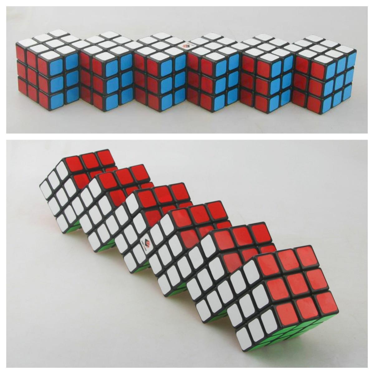 (image for) CubeTwist 6‑in‑3 Siamese Conjoined 3x3 Cube