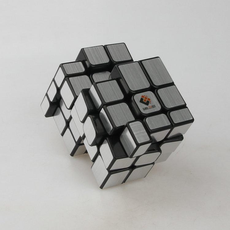 (image for) CubeTwist Unequal Distance 2‑3 Siamese Mirror Cube, Connected 3x3 Twisty Puzzle, Restricted‑Rotation Mod