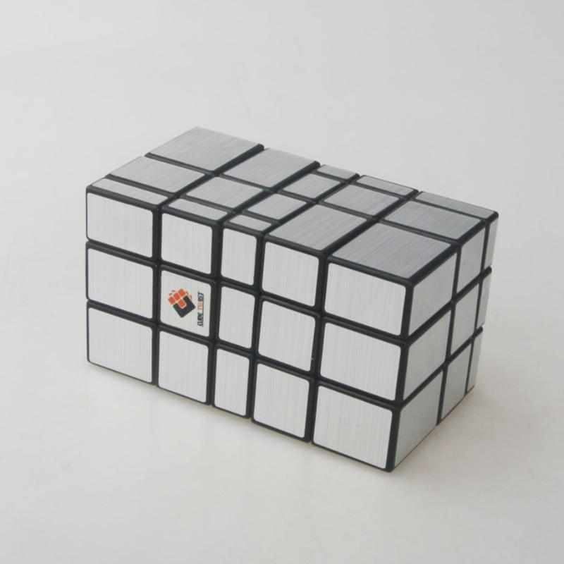 (image for) CubeTwist Stack‑2 Mirror Siamese Cube 2‑in‑1 Connected Mirror Blocks Rotation‑Limited Puzzle