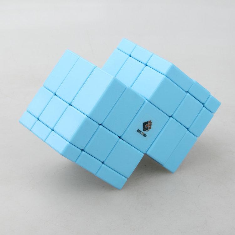 (image for) Cubetwist 2‑in‑3 Mirror Siamese Cube 3x3 Limited‑Rotation Conjoined Twisty Puzzle